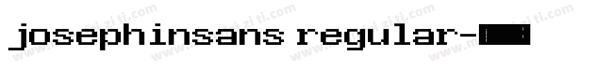 josephinsans regular字体转换